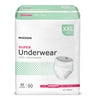 Unisex Adult Absorbent Underwear McKesson Pull On with Tear Away Seams 2X-Large Disposable Moderate Absorbency - UW33847