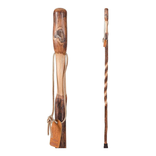 Walking Stick Brazos™ Twisted Wood 58 Inch Height Hickory - 602-3000-1282