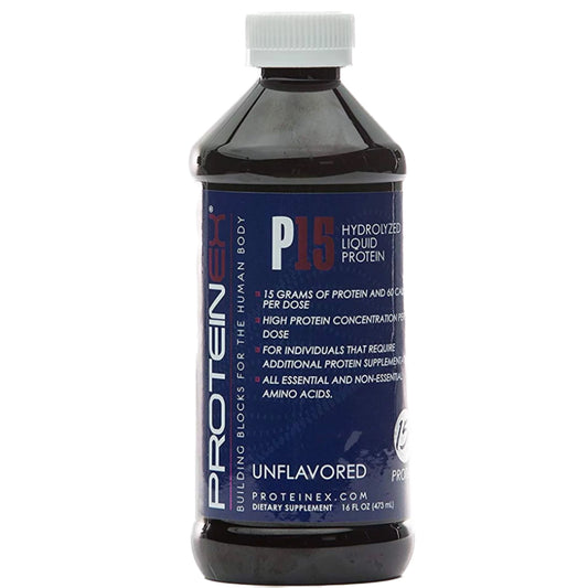 Oral Supplement Proteinex® P15 Unflavored Liquid 16 oz. Bottle - 54859051516