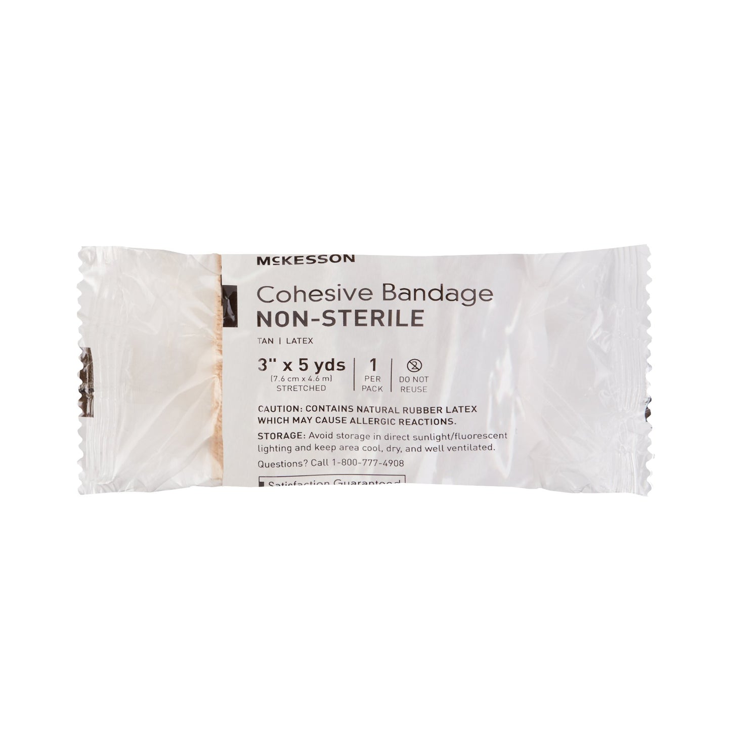 McKesson Self-adherent Closure Cohesive Bandage, 3 Inch x 5 Yard 16-3303