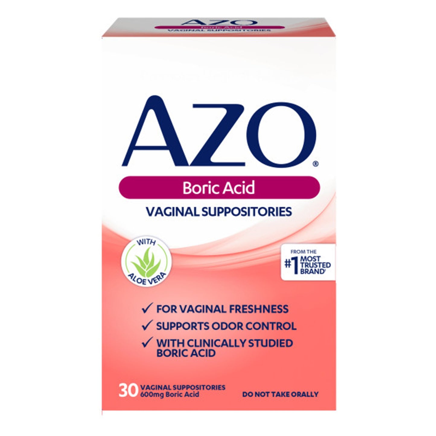 Dietary Supplement Boric Acid 600 mcg Strength Suppository 30 per Box 787651760308