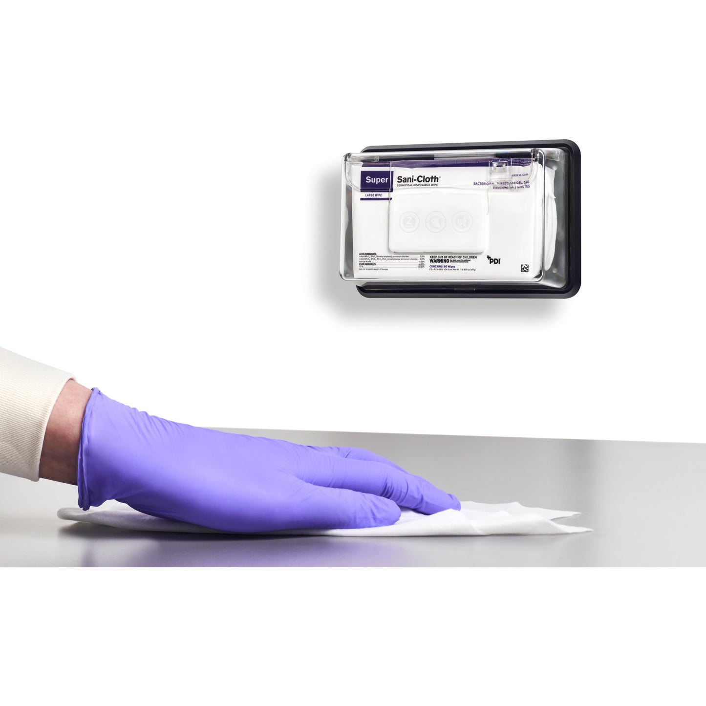 Super Sani-Cloth® Large Germicidal Disinfectant Wipes, Soft Pack A22480