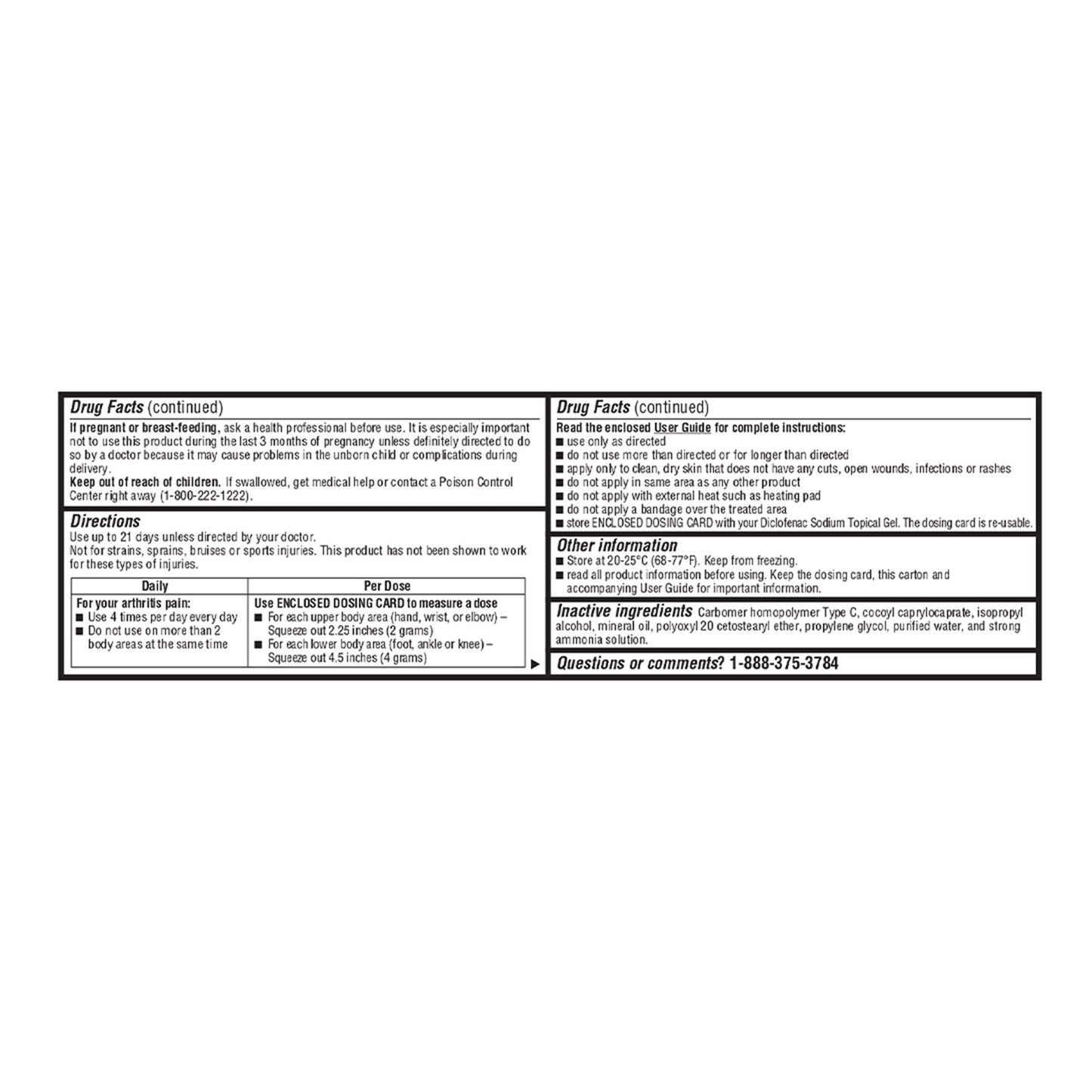 Geri-Care® 1% Diclofenac Sodium Topical Gel NSAID Arthritis Pain Reliever S140-01-GCP