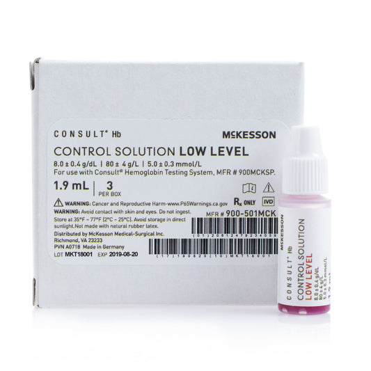 McKesson Brand McKesson Consult Hb Control, Hemoglobin test 900-501MCK, Box of 3