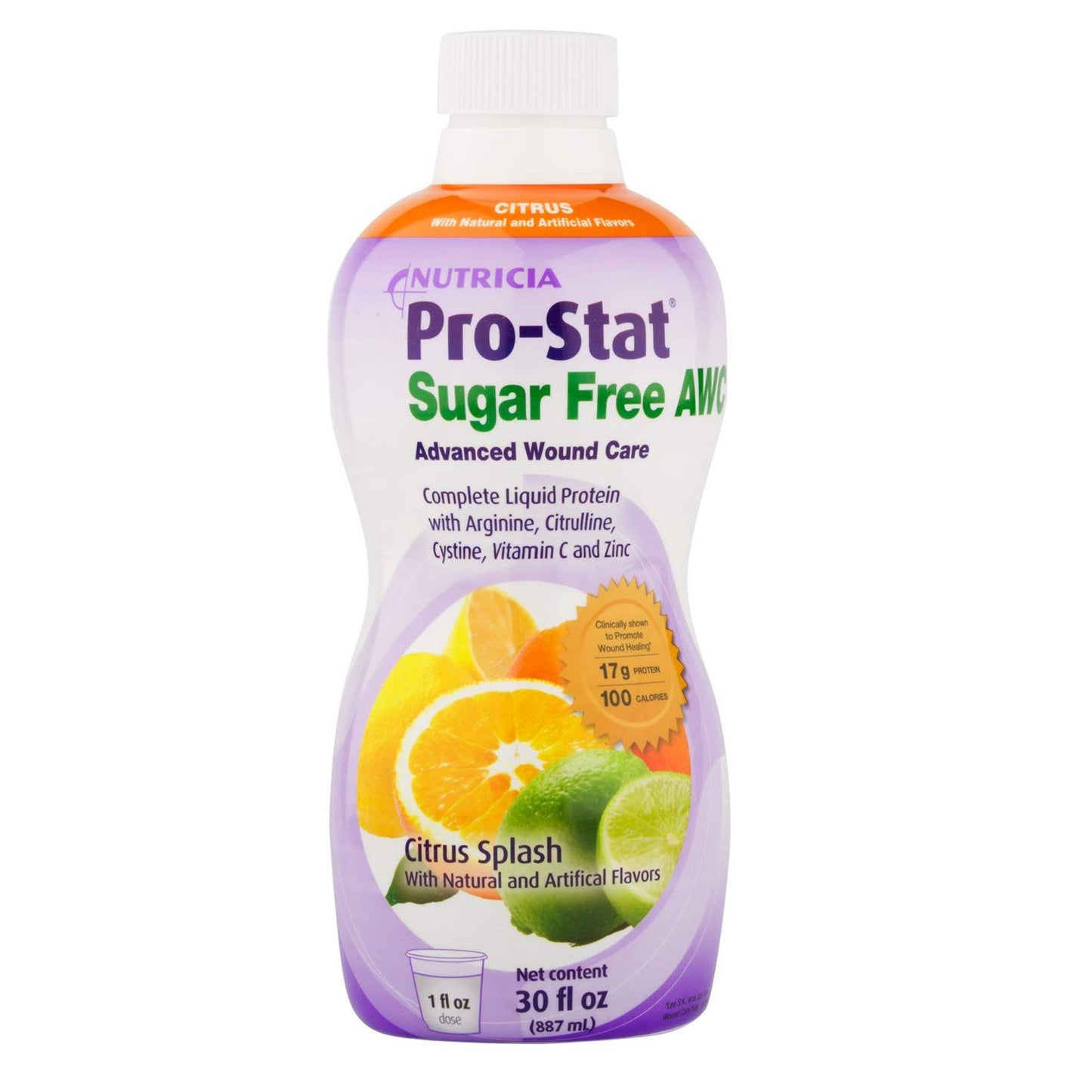 Pro-Stat® Sugar Free AWC Citrus Splash Complete Liquid Protein, 30-ounce Bottle 78383