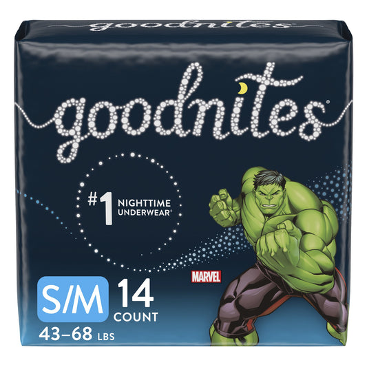 GoodNites® Absorbent Underwear, Small / Medium 41313