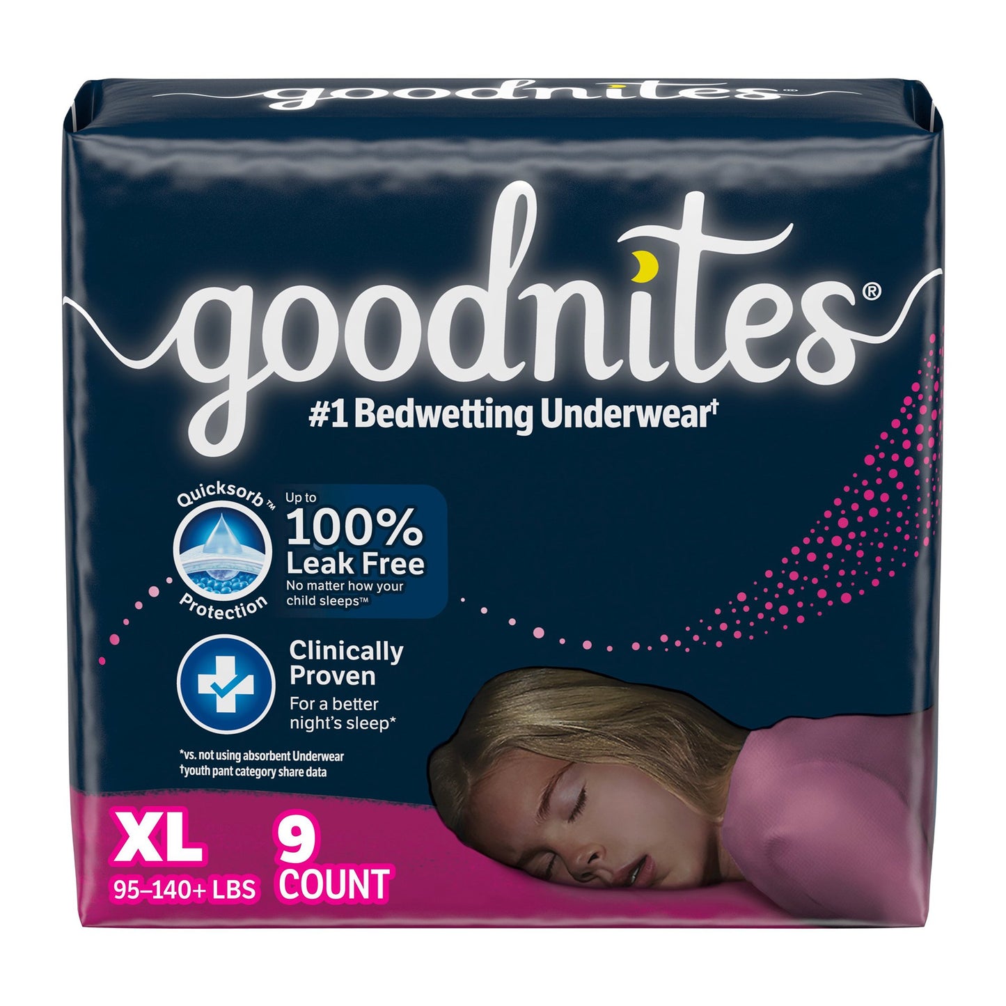 GoodNites® Night Time Underwear For Girls, Extra Large 55593