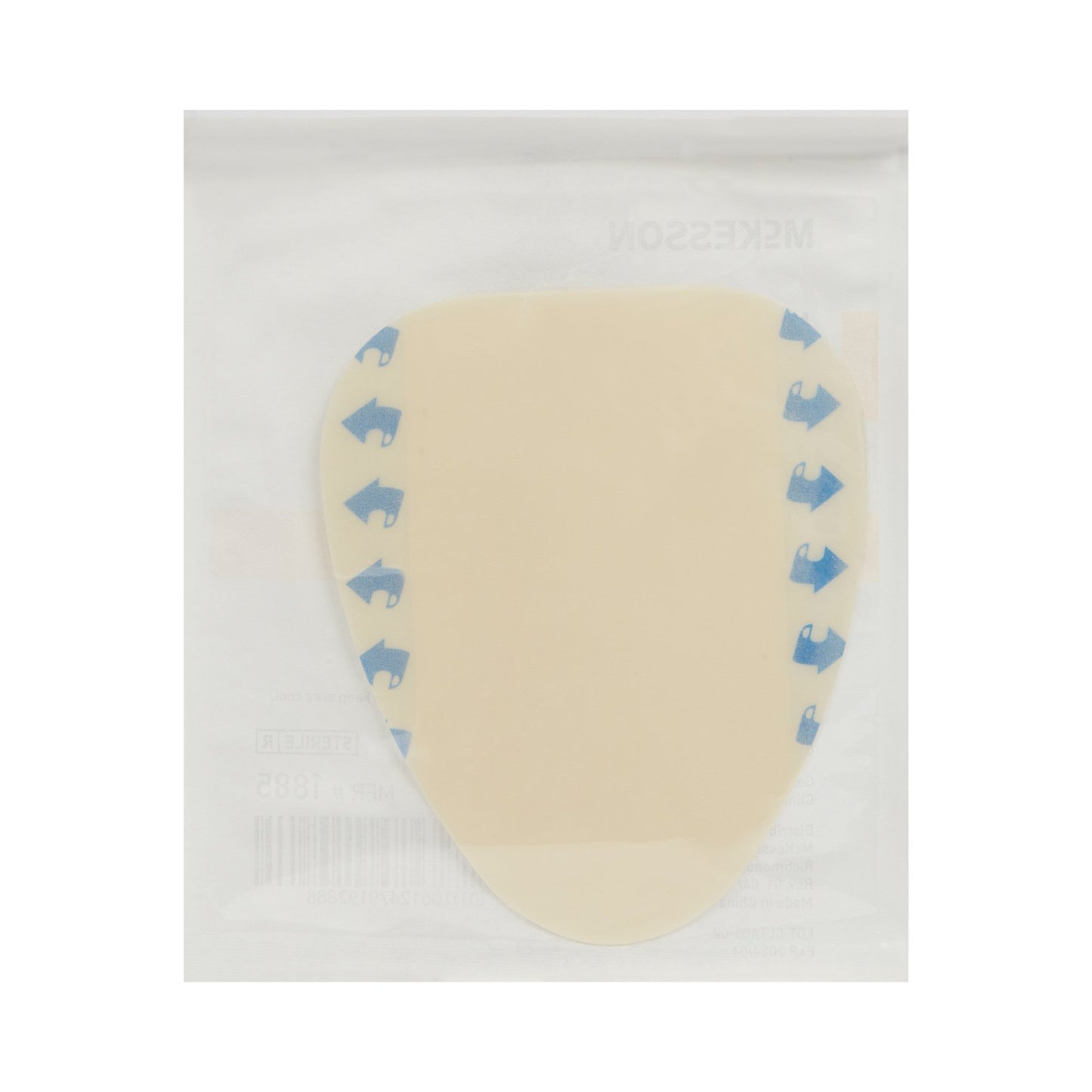 McKesson Hydrocolloid Dressing, 6 x 7 Inch Sacral 1885