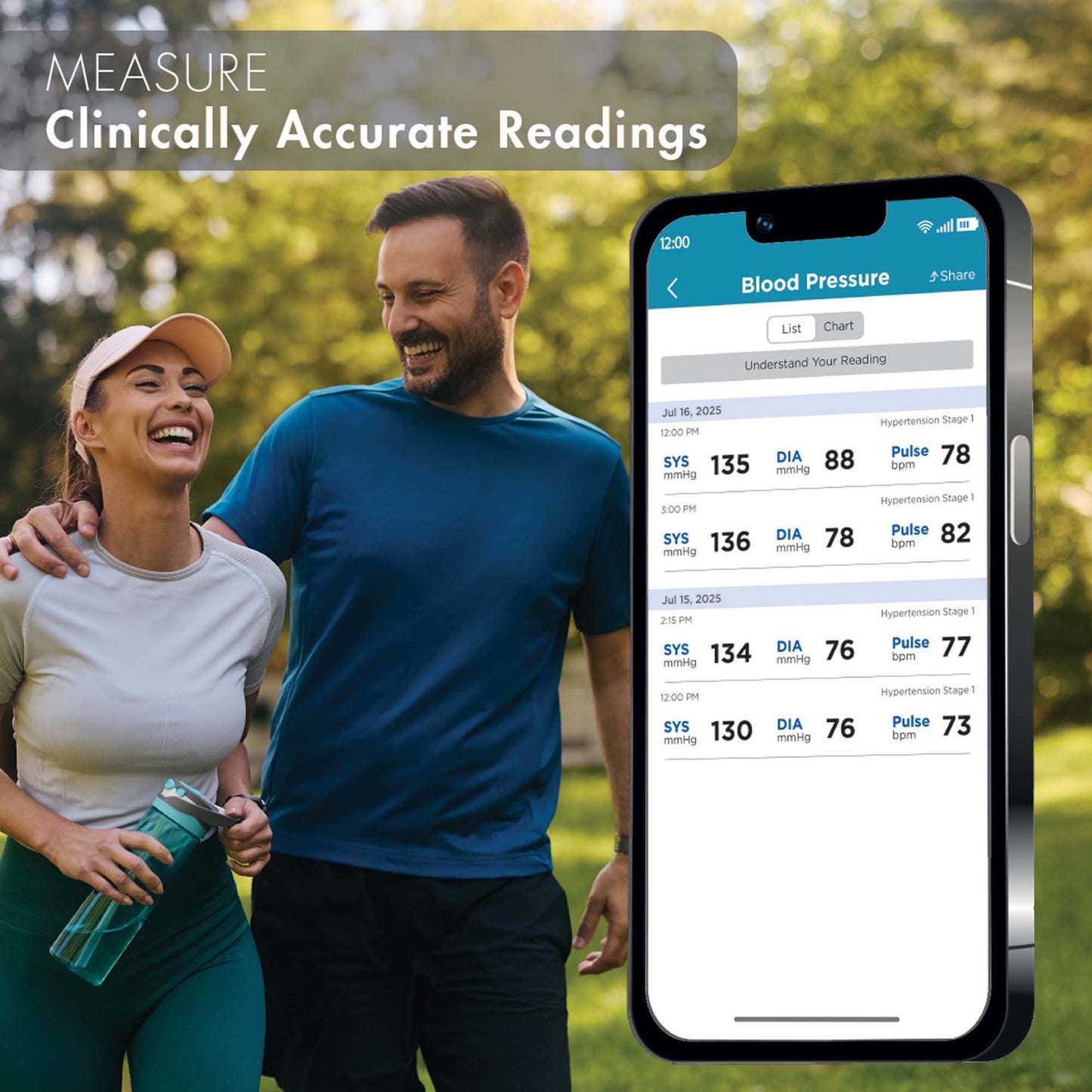 Digital Blood Pressure Monitor RPM Pro™ Adult Cuff Cloth Fabric Cuff 8.6 to 17.7 inch Circumference Mobile 302-2110B