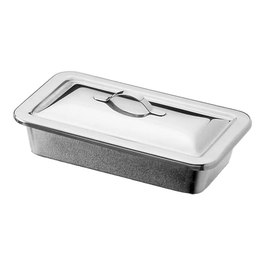 Instrument Tray McKesson Strap Handle Stainless Steel 8-1/2 X 3 X 1- 1/2 Inch - 63-4254