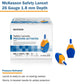 McKesson Pressure Activated Safety Lancets, 26 Gauge, Blue 16-PASL26GX