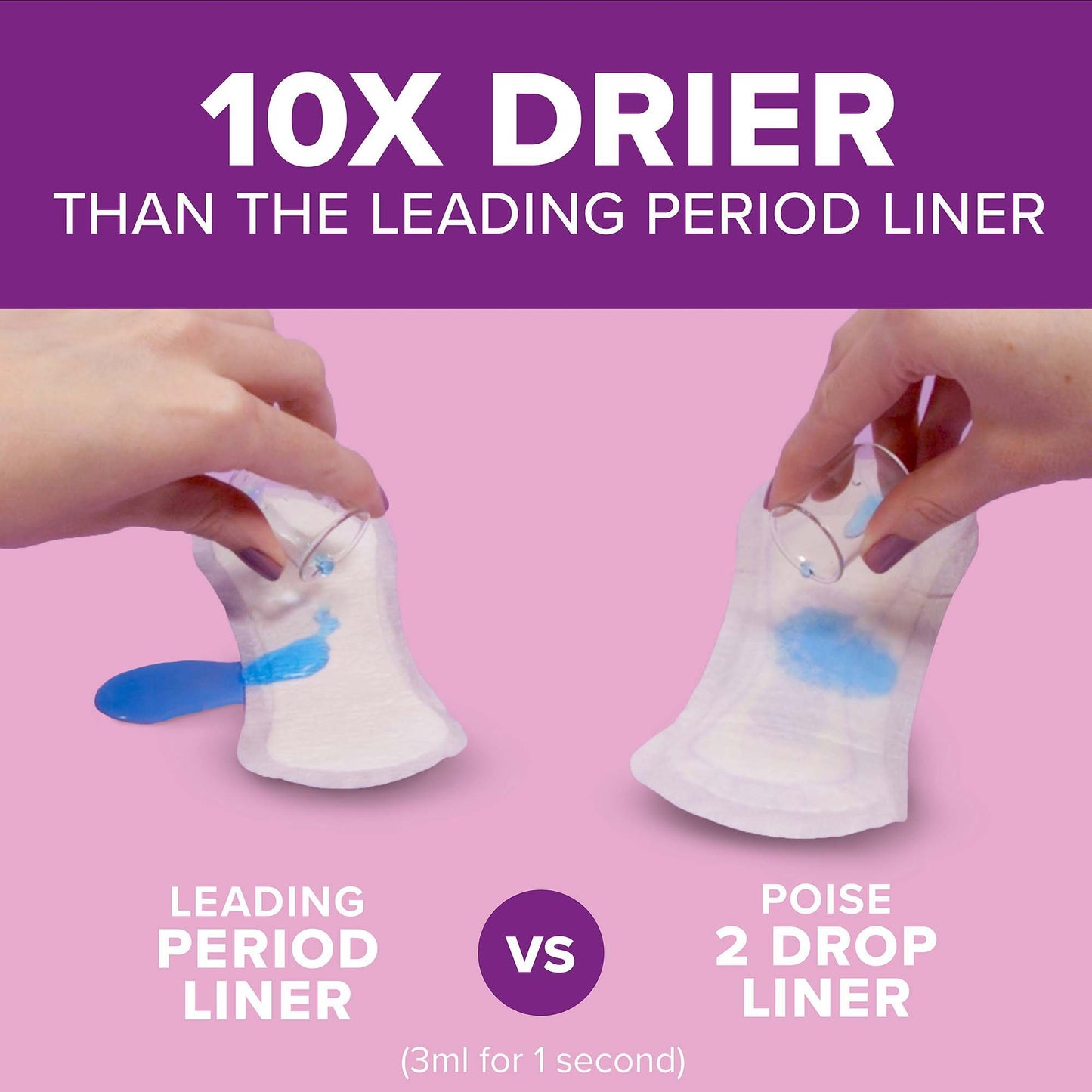 Poise® Bladder Control Pads, Light Absorbency, 7.5 Inch Length 19305