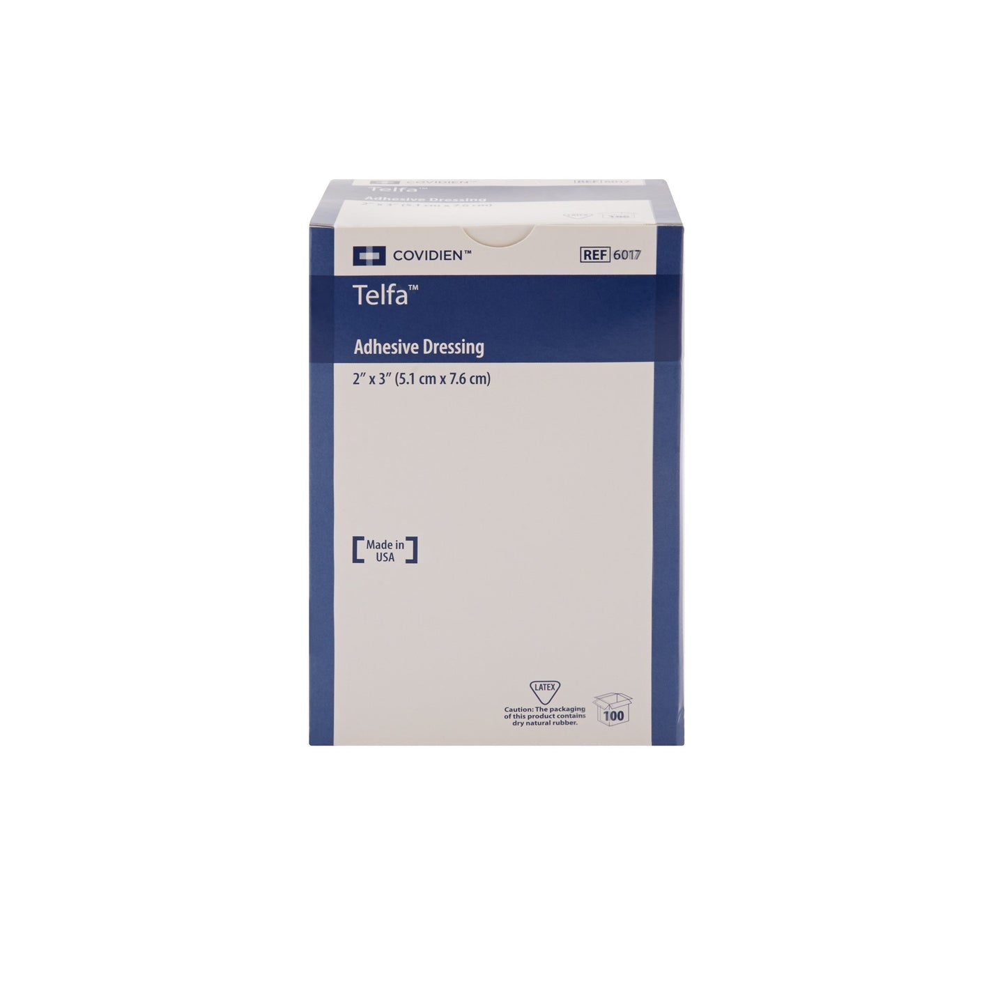 Telfa™ White Adhesive Dressing, 2 x 3 Inch 6017
