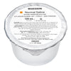 Irrigation Solution - OTC McKesson 0.9% Sodium Chloride Not for Injection Foil-Lidded Cup 120 mL - 37-6220