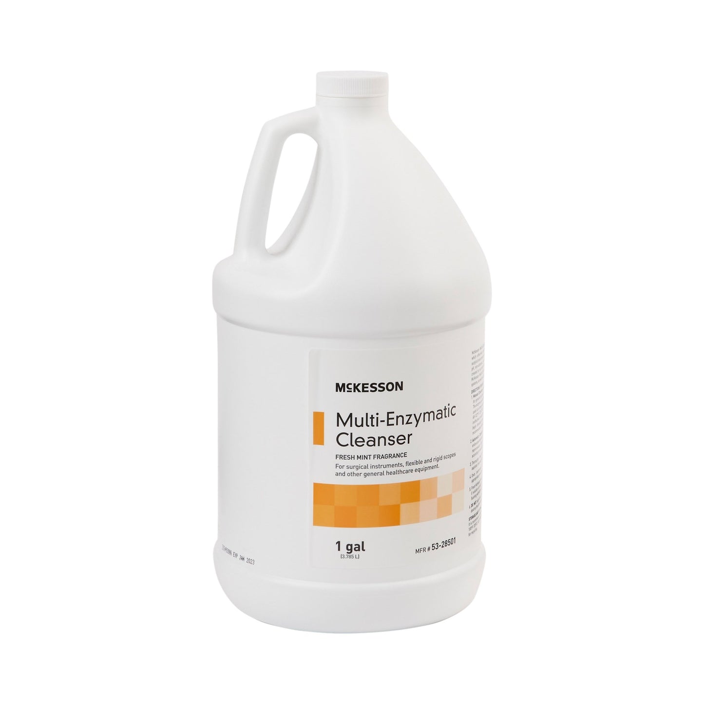 McKesson Multi-Enzymatic Instrument Detergent, 1 gal Jug, Eucalyptus Spearmint 53-28501