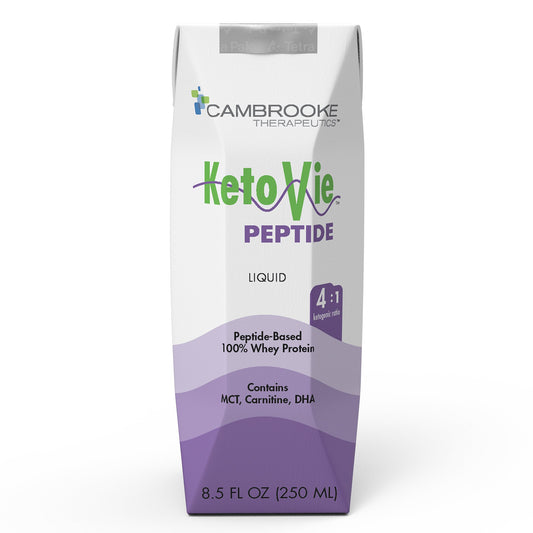 KetoVie™ Peptide 4:1 Ketogenic Medical Food, 8.5-ounce carton 50303