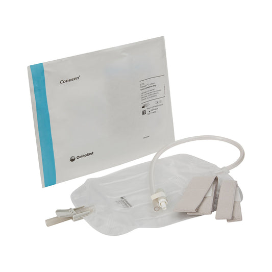Urinary Leg Bag Conveen® Security+ Anti-Reflux Valve NonSterile 600 mL Polyethylene / Flocked - 5170