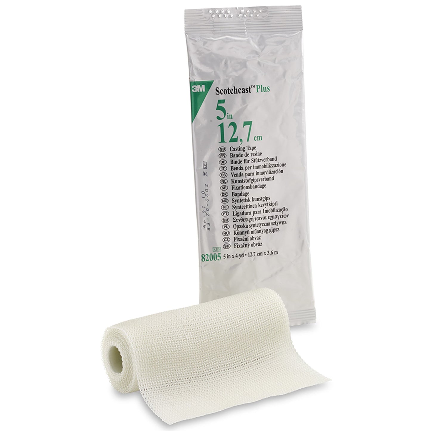 3M™ Scotchcast™ Plus Cast Tape, White, 5 Inch x 4 Yard 82005