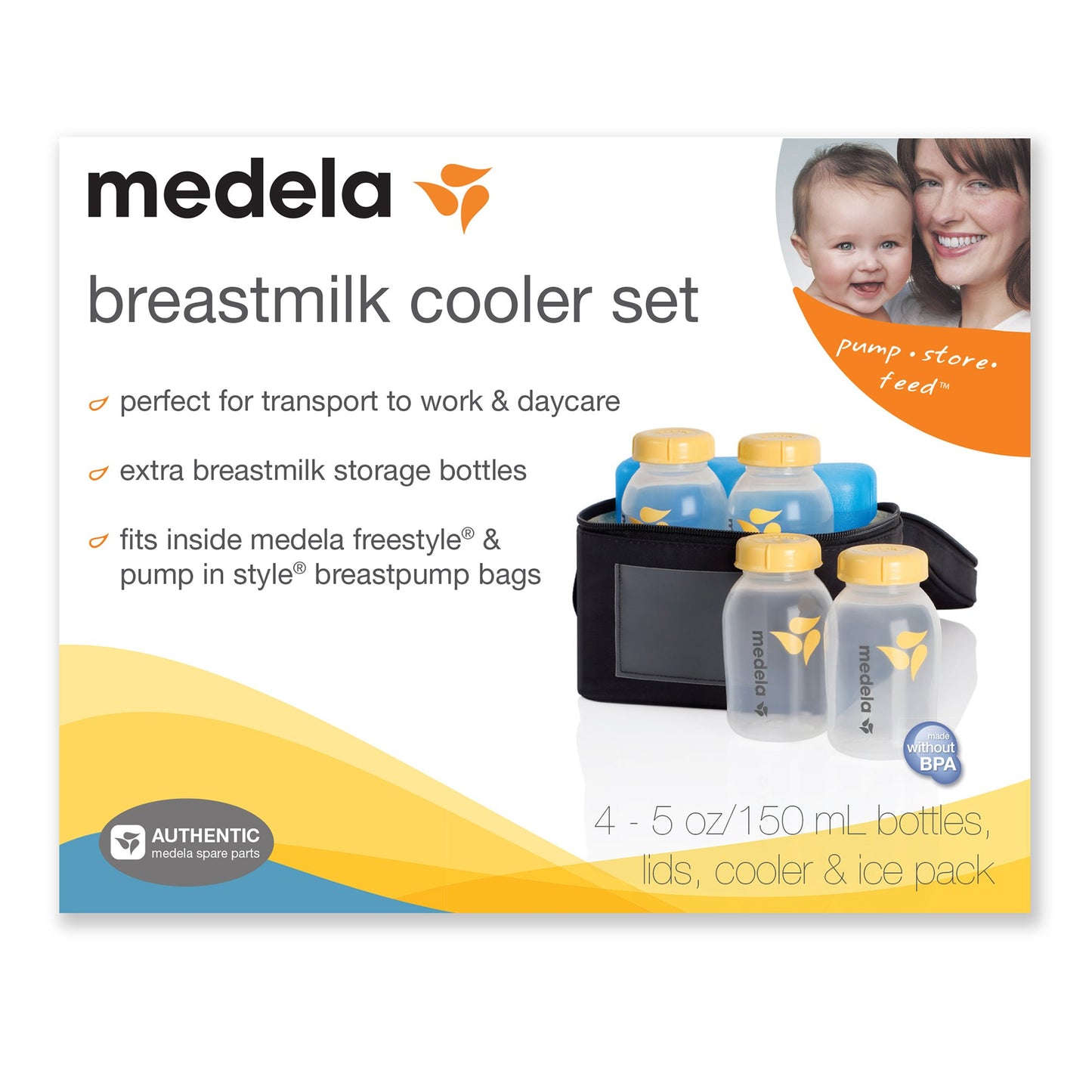 Medela Breast Milk Cooler Set for Freestyle® and Pump In Style® Breast Pump Bags 67068
