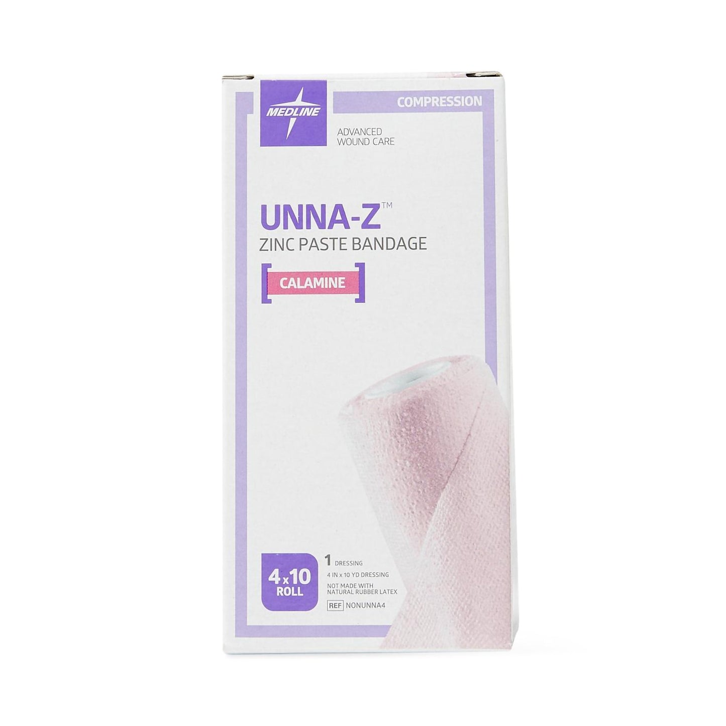 Unna-Z Unna Boot with Zinc Oxide and Calamine, 4 Inch x 10 Yard NONUNNA4