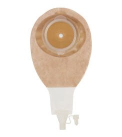 Ostomy Pouch SenSura® Post Op One-Piece System 12-1/4 Inch Length Flat, Trim to Fit 3/8 to 3 Inch Stoma Drainable - 19030