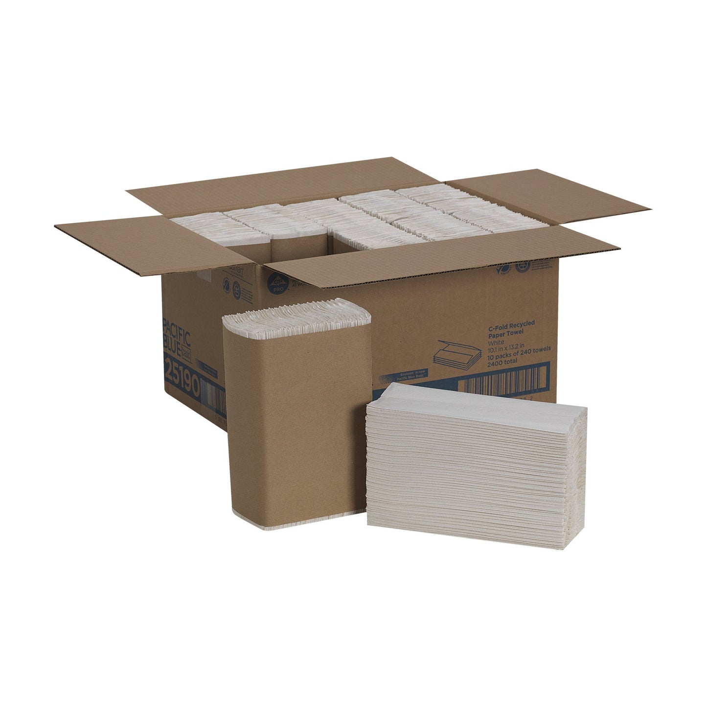 Paper Towel Pacific Blue Basic™ C-Fold 10-1/10 X 13-1/5 Inch - 25190