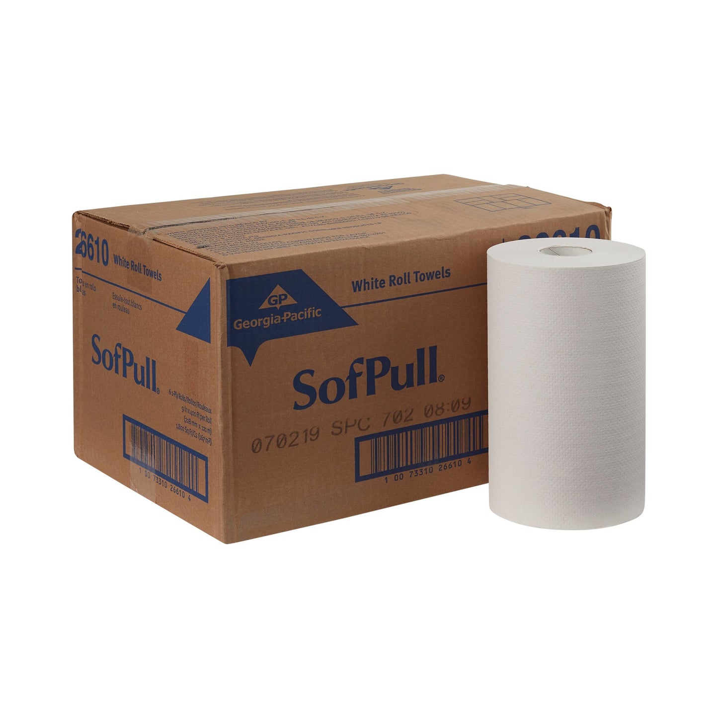 SofPull® Paper Towel, 9 Inch x 400 Foot, 6 Rolls per Case 26610