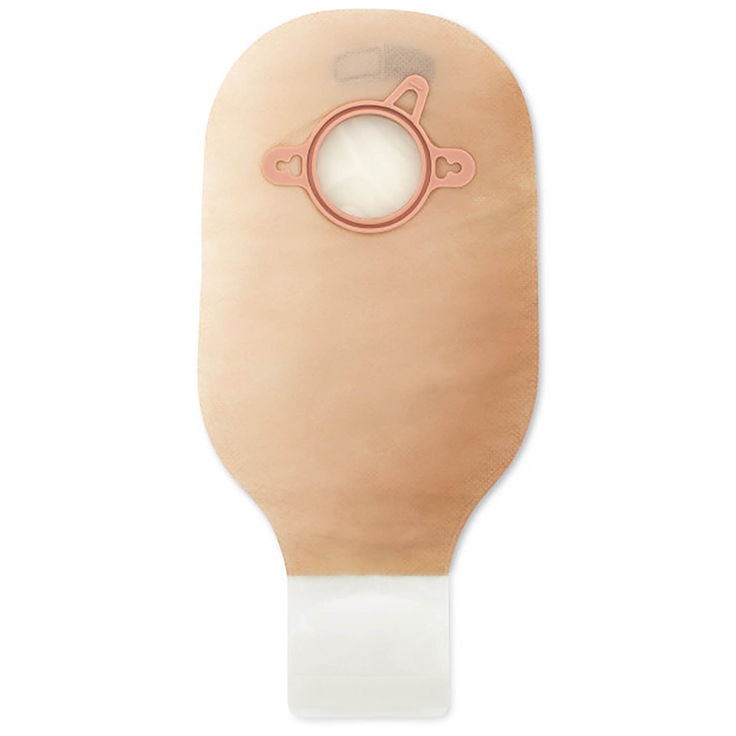 New Image™ 18183 2-Piece Beige Colostomy Pouch, Pre-cut to Fit 57 mm Stoma, Red 18183