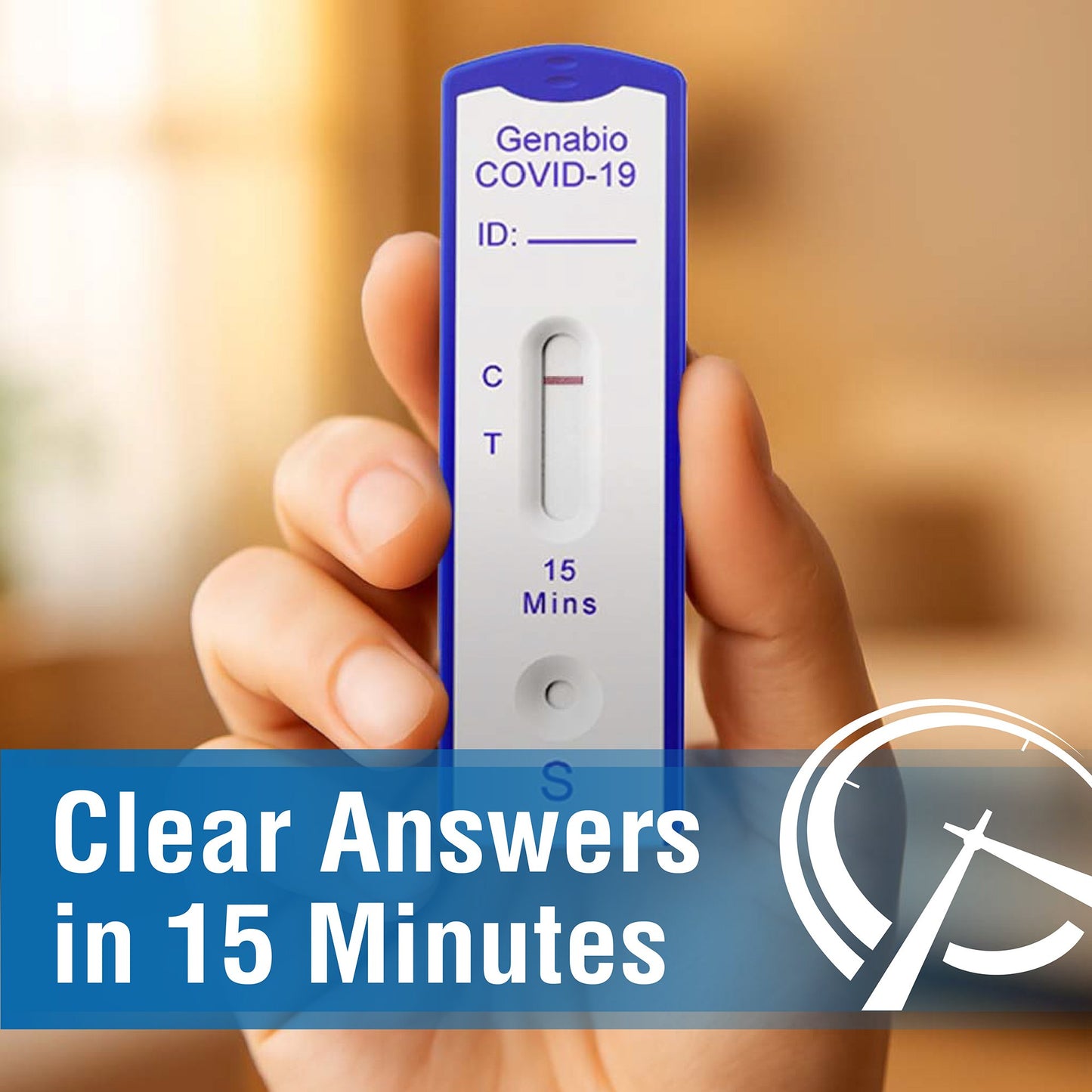 Genabio® COVID-19 at Home Rapid Self-Test Kit, Two Tests per Pack RA9-E00302