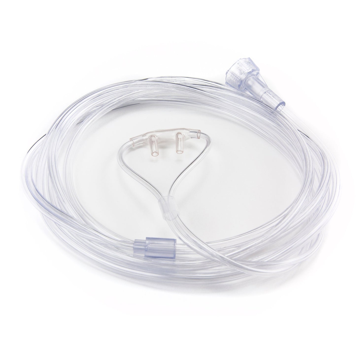 Nasal Cannula McKesson Adult Curved Prong / NonFlared Tip 7 Foot O2 Line - 16-3318E