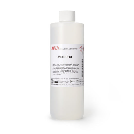 Chemistry Reagent Acetone Alcohol Solvent 100% v/v 16 oz. - 100B-16OZ