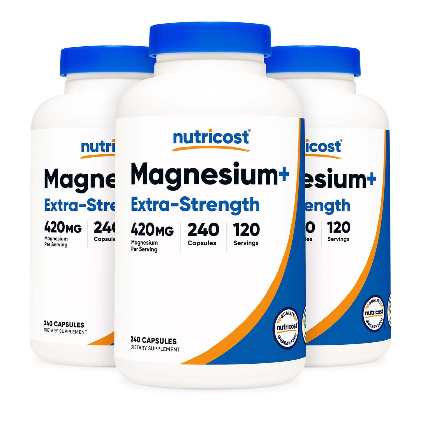 Dietary Supplement nutricost® Magnesium Citrate 420 mg Strength Capsule 240 Per Bottle NTC302201