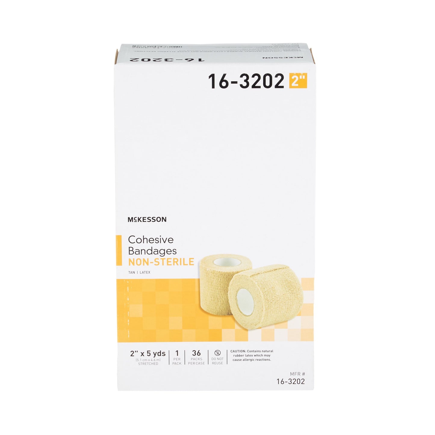 McKesson Self-adherent Closure Cohesive Bandage, 2 Inch x 5 Yard 16-3202