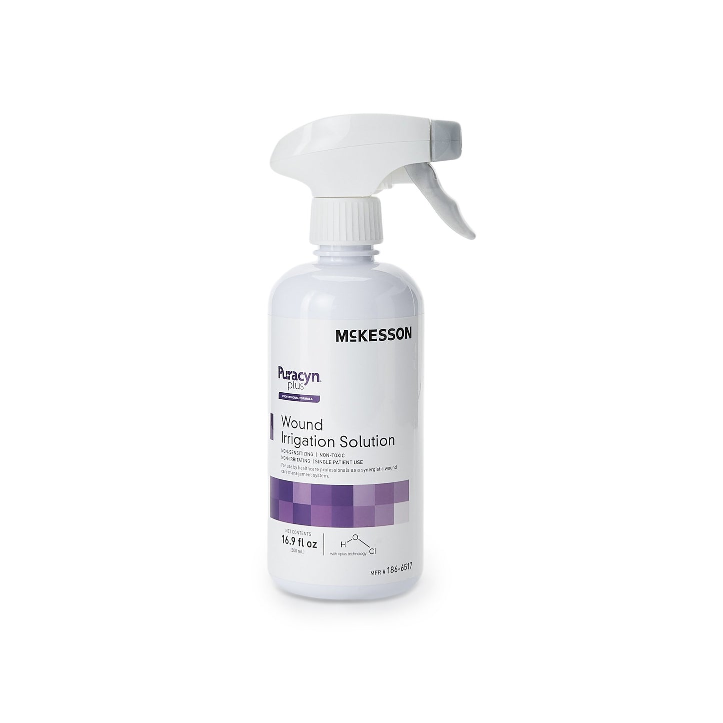 Wound Cleanser McKesson Puracyn® Plus Professional 16.9 oz. Spray Bottle NonSterile Antimicrobial - 186-6517