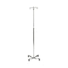IV Stand 2 Hooks 4 Legs with Casters - 13033
