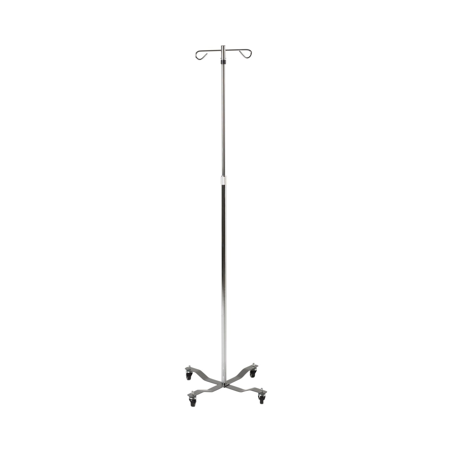 IV Stand 2 Hooks 4 Legs with Casters - 13033