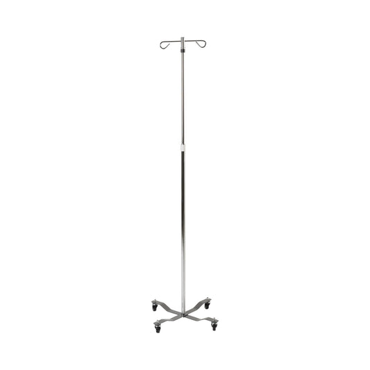 IV Stand 2 Hooks 4 Legs with Casters - 13033