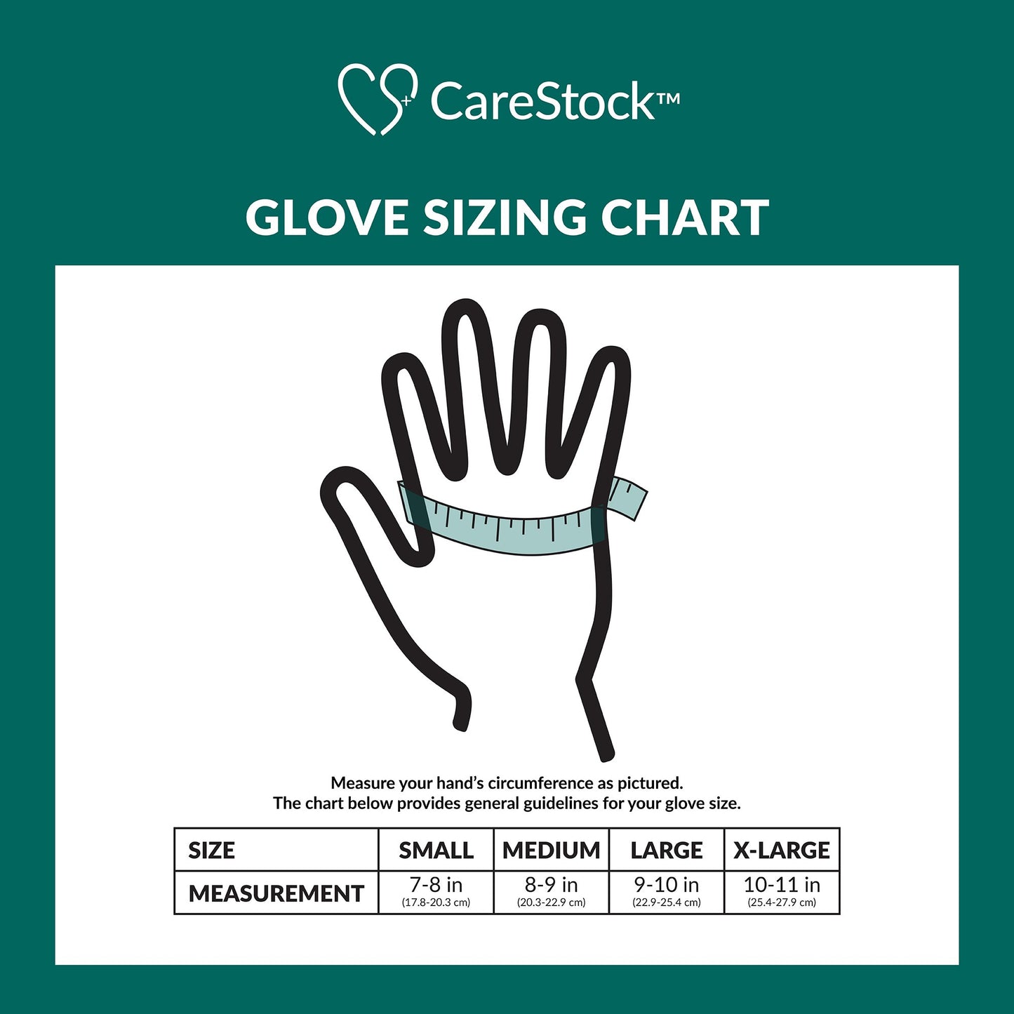 CareStock™ Vinyl Exam Glove, Small, Ivory CS2592