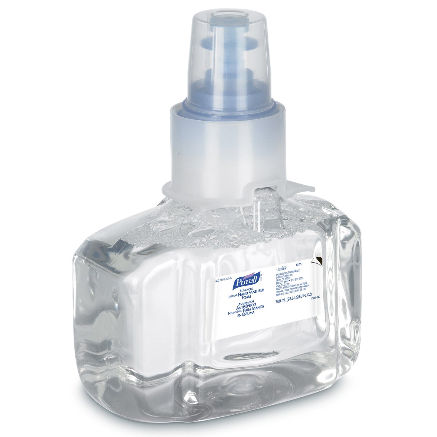 Hand Sanitizer Purell® Advanced 700 mL Ethyl Alcohol Foaming Dispenser Refill Bottle - 1305-03