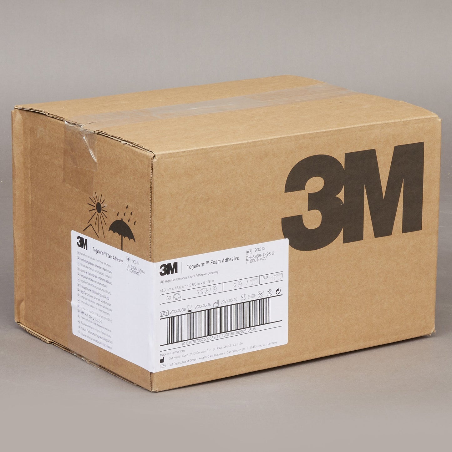 3M™ Tegaderm™ High Performance Adhesive w/ Border Foam Dressing, 14.3 x 15.6 cm 90613