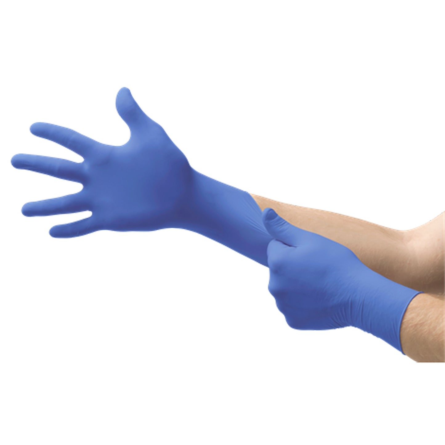 Microflex Ultraform Nitrile Exam Glove, Large, Blue UF-524-L