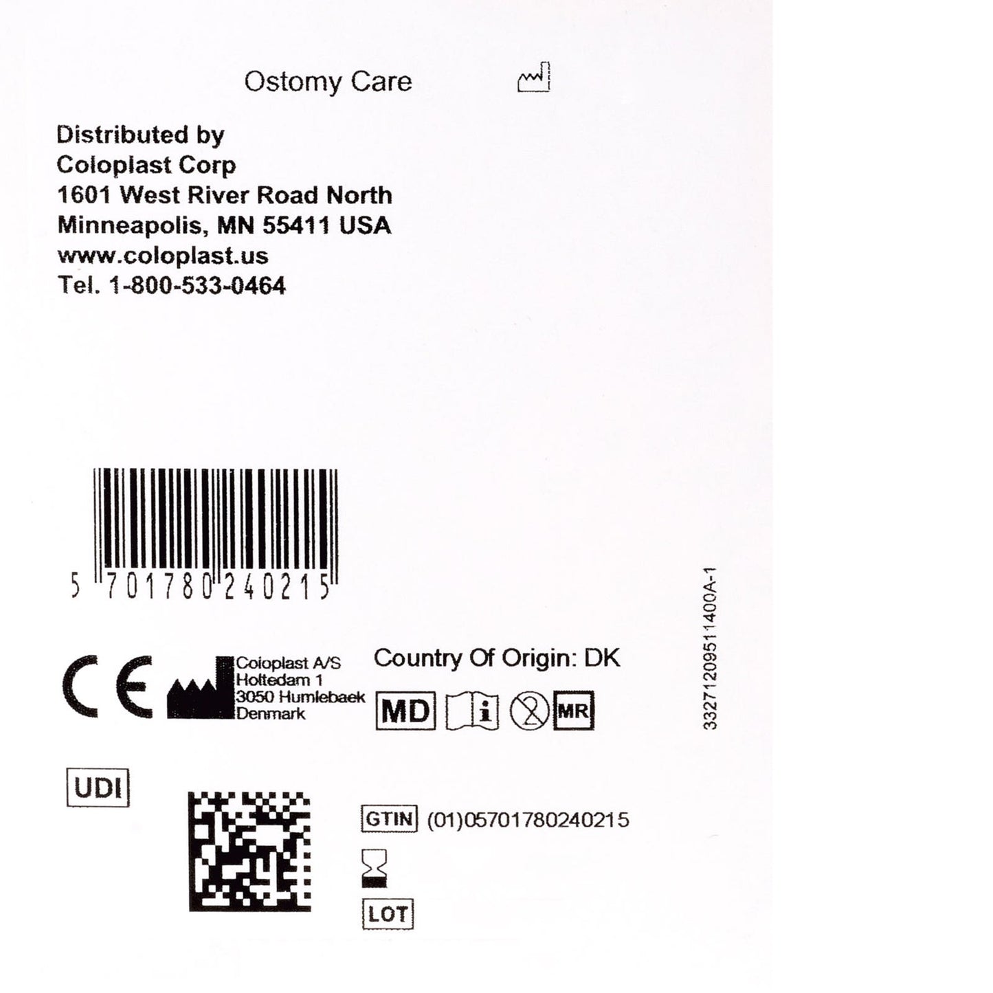 Ostomy Seal Brava® Convex, Starter Hole 1-3/4 Inch (45mm) 12095