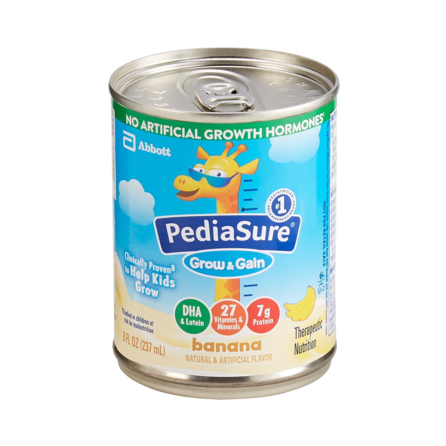 Pediatric Oral Supplement PediaSure® Grow & Gain Banana Flavor 8 oz. Can Liquid Calories - 67527