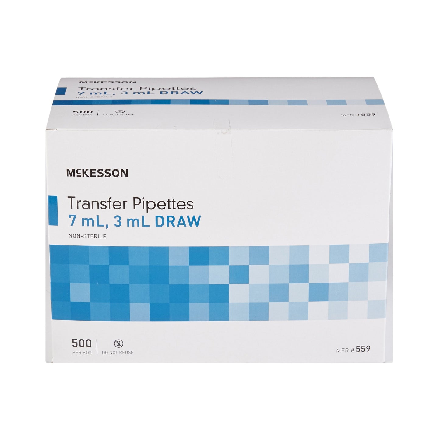McKesson Transfer Pipette, 7.5 mL, 3 mL Draw Volume 559
