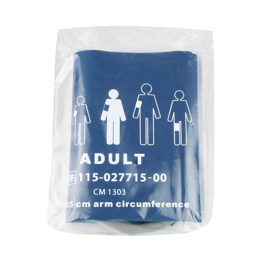 Reusable Blood Pressure Cuff Mindray™ 24 to 35 cm Arm Nylon Cuff Adult Cuff - 115-027715-00