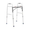 Dual Release Folding Walker Adjustable Height McKesson Aluminum Frame 350 lbs. Weight Capacity 32 to 39 Inch Height - 146-10200-1
