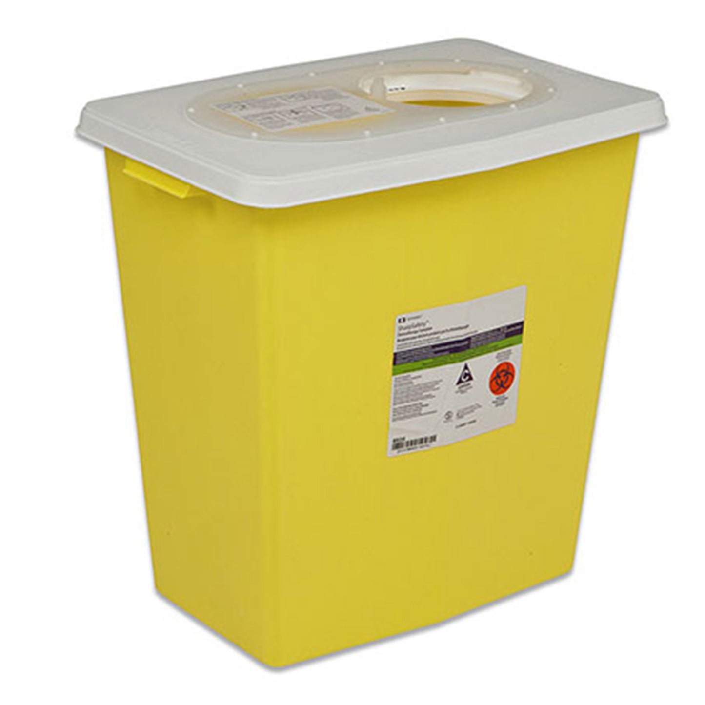 SharpSafety™ Chemotherapy Waste Container, 18 Gallon, 26 x 12¾ x 18¼ Inch 8939