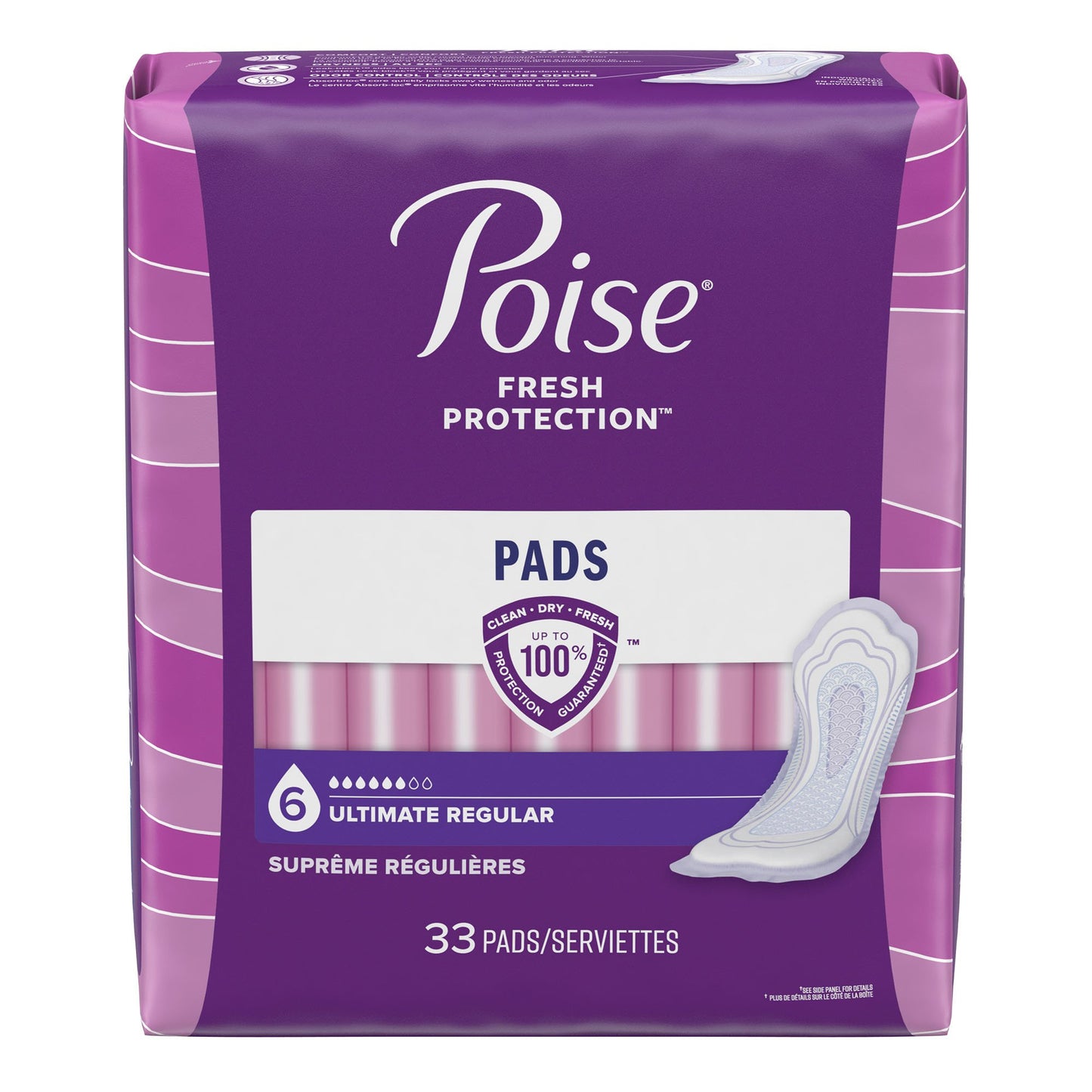 Poise® Bladder Control Pads, Heavy Absorbency 33592