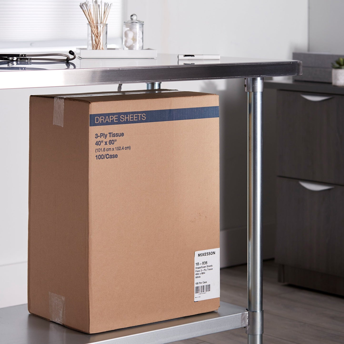 McKesson Sterile Physical Exam Drape, 40 x 60 Inch 18-836