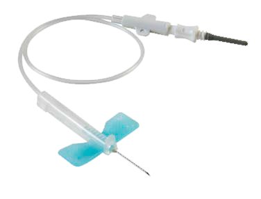 K-Shield® Advantage Blood Collection Set 25 Gauge 3/4 Inch Needle Length Safety Needle 12 Inch Tubing Sterile - DBMA-25G